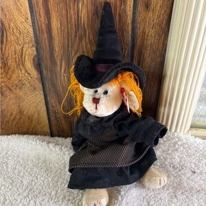 Ty Hagatha Witch Teddy Bear Costume - Black and Orange